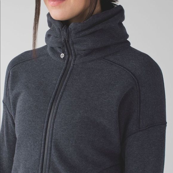 lululemon athletica Sweaters - Lululemon Ruched Hug it Out Jacket/Sweater - Size 2